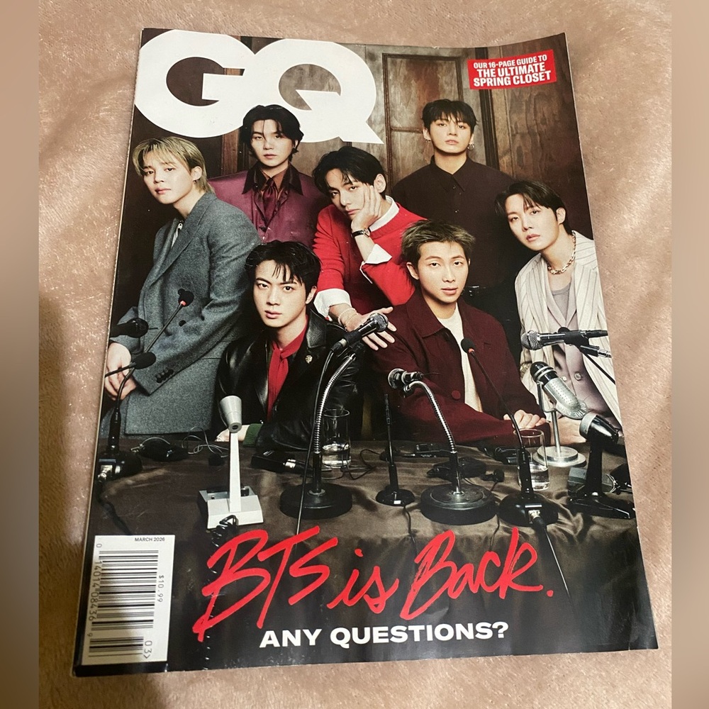 BTS GQ Magazine